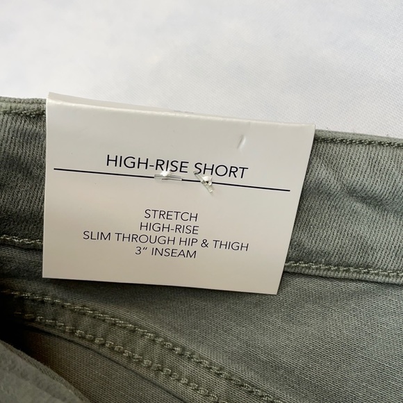 OAT Women's High Rise Shorts Seagrass Size 24 & 26 - Picture 5 of 7